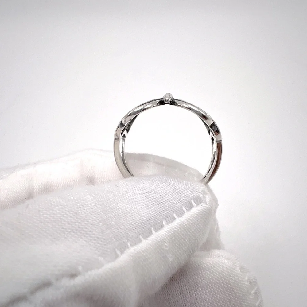.925 Sterling Silver Filigree Butterfly Ring